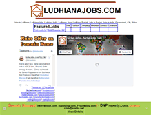 Tablet Screenshot of ludhianajobs.com